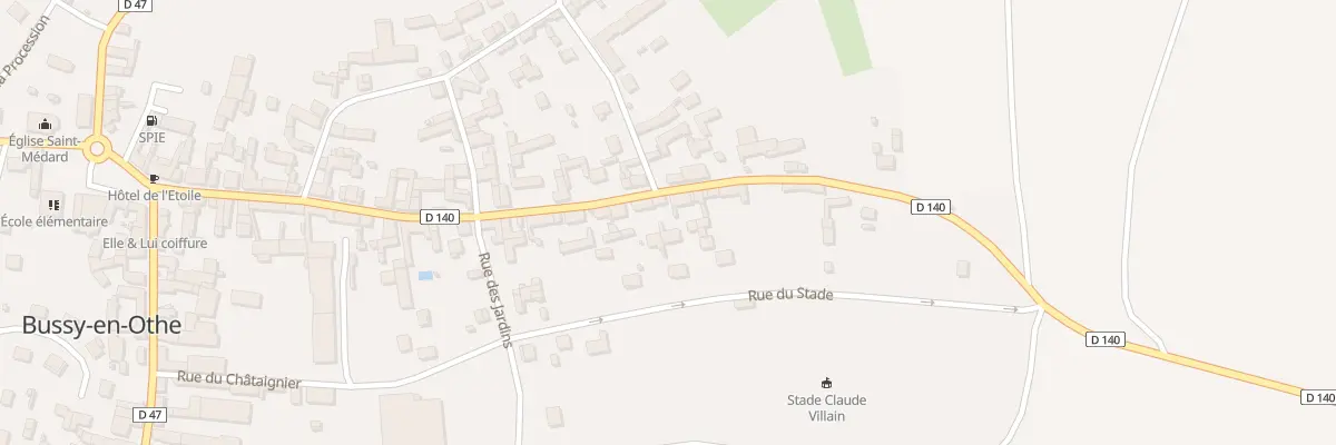 Plan du 41 Rue St Julien à Bussy-en-Othe