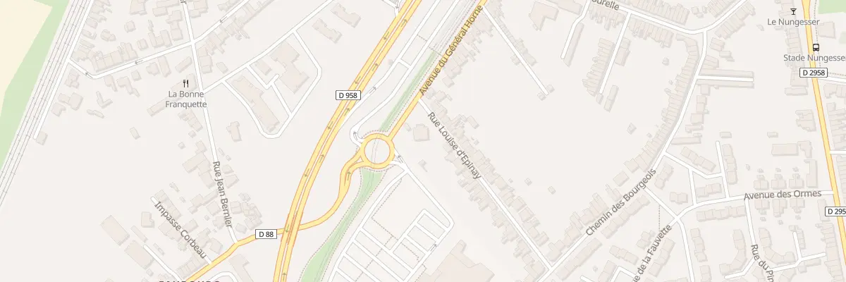 Plan du 2 Rue Louise d’Epinay à Valenciennes