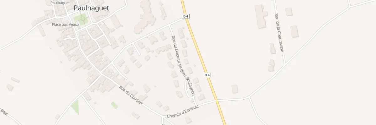 Plan du 7 Rue du Dr Jacques Boulagnon à Paulhaguet