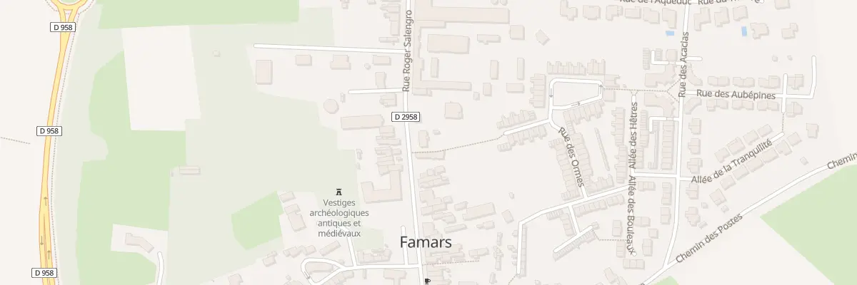 Plan du 71B Rue Roger Salengro à Famars