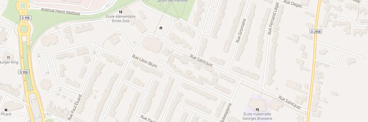 Plan du 31 Rue Saint-Just à Aulnoy-lez-Valenciennes