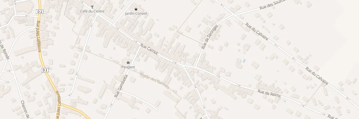 Plan du 69 Rue Carnot à Fère-en-Tardenois