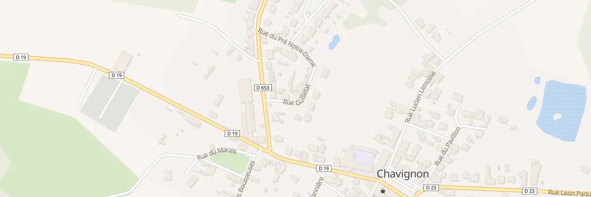 Plan du 5 Rue Guilletat à Chavignon