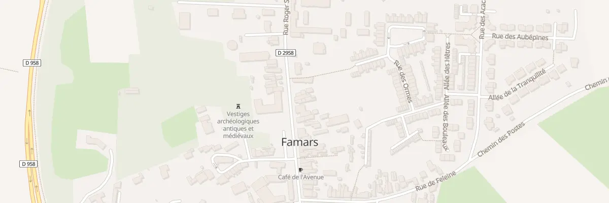 Plan du 79 Rue Roger Salengro à Famars
