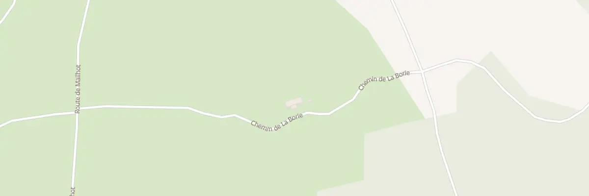 Plan du 5093 La Borie à Pébrac