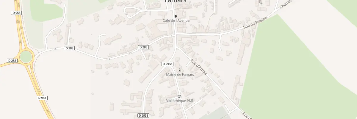 Plan du 3 Rue de Bermerain à Famars