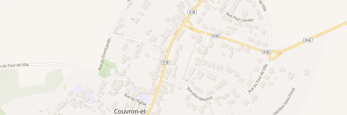 Plan du 44 Rue du Colonel Chépy à Couvron-et-Aumencourt