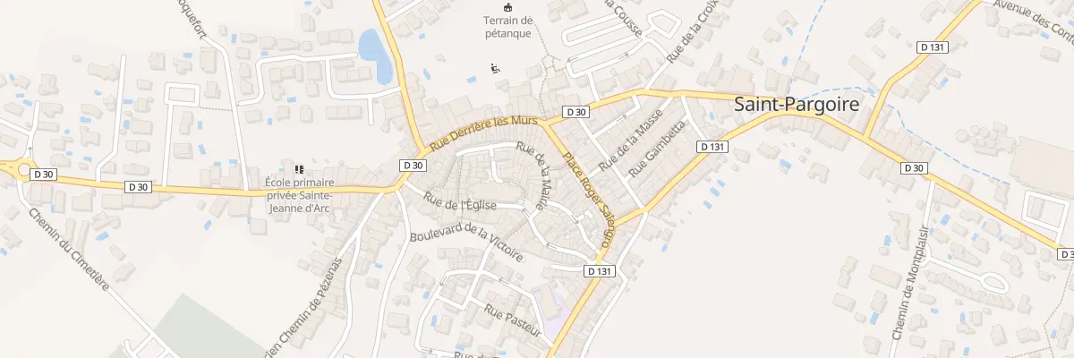Plan du 10 Rue de la Mairie à Saint-Pargoire