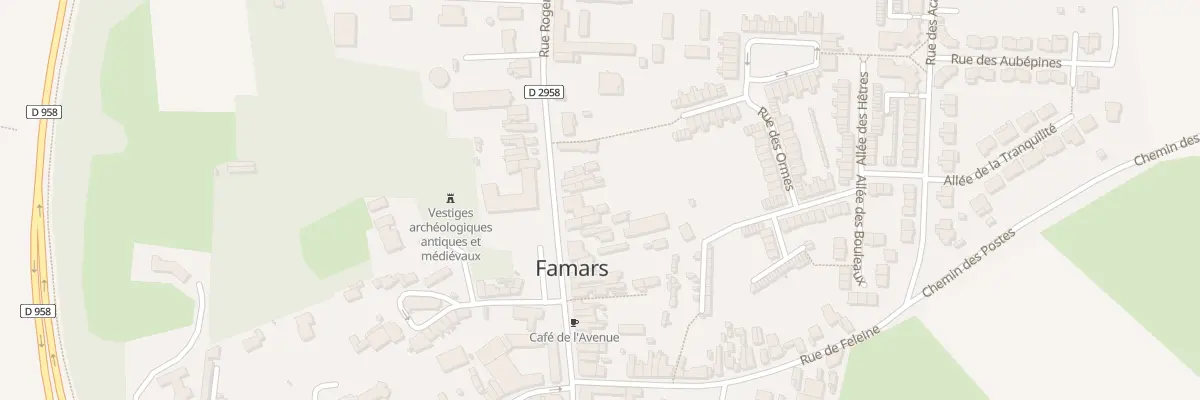 Plan du 81 Rue Roger Salengro à Famars
