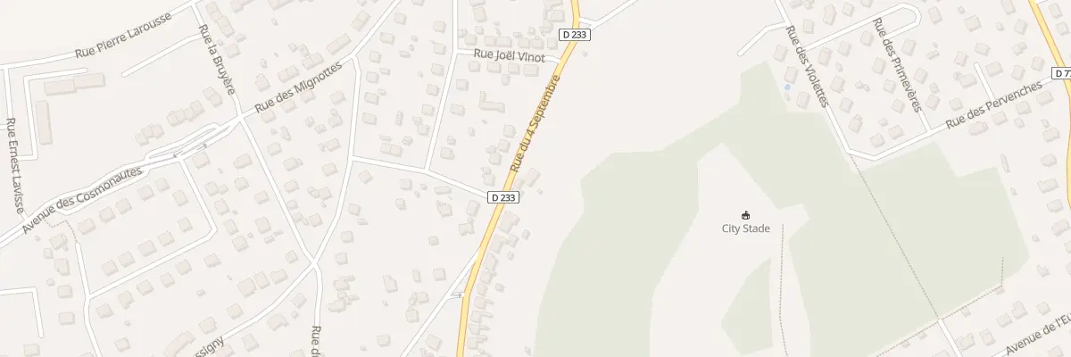 Plan du 60 Rue du 4 Septembre à Migennes