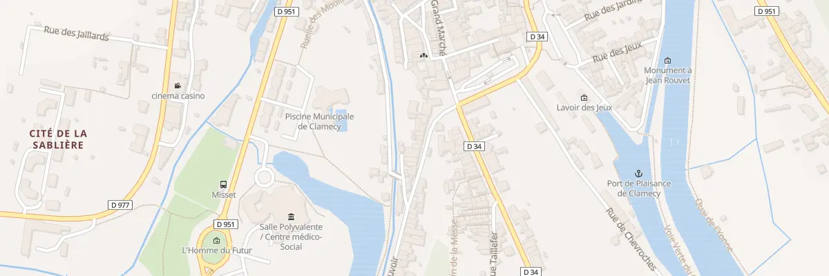 Plan du 10 Rue de l’Abreuvoir à Clamecy