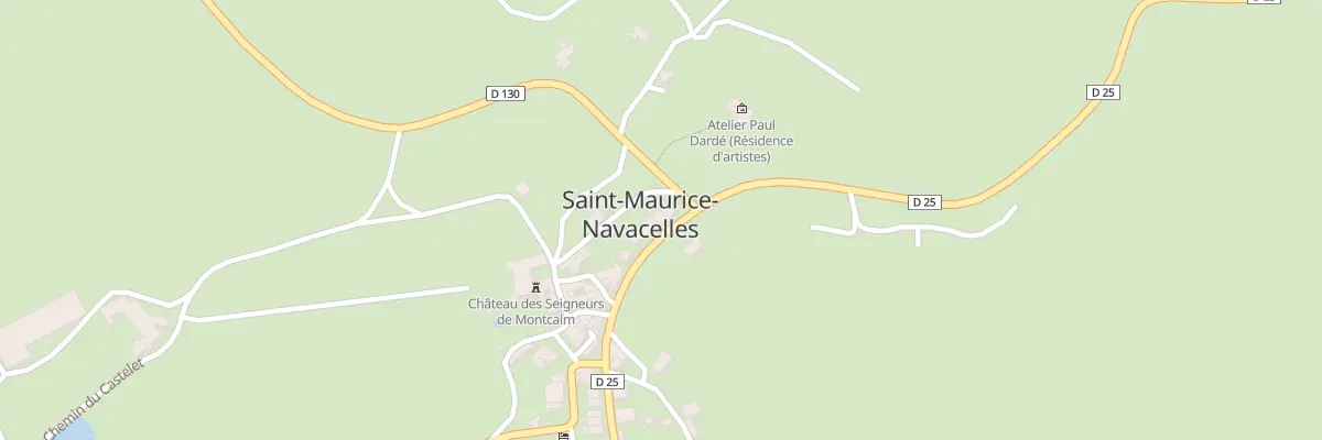 Plan du 20 Rte de Fontenille de Vis à Saint-Maurice-Navacelles