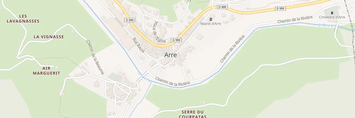 Plan du 5065 Le Village à Arre