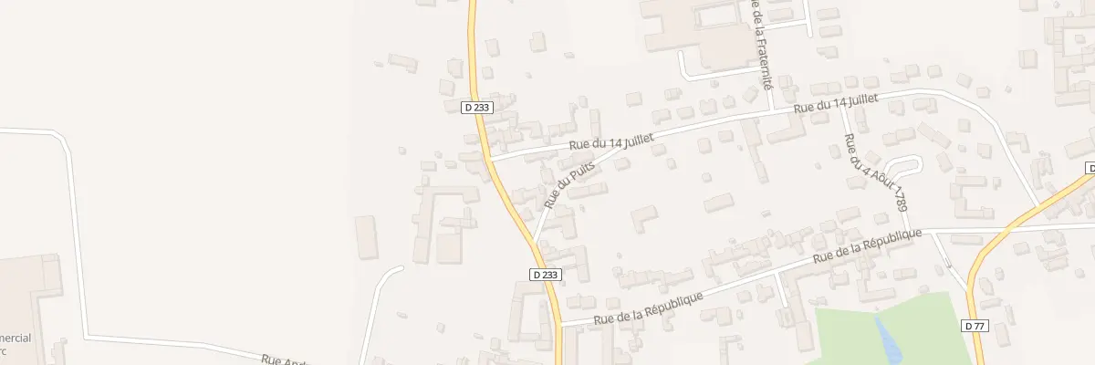 Plan du 3 Rue du Puits à Migennes