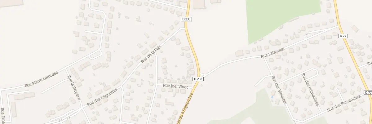 Plan du 29 Rue du 4 Septembre à Migennes