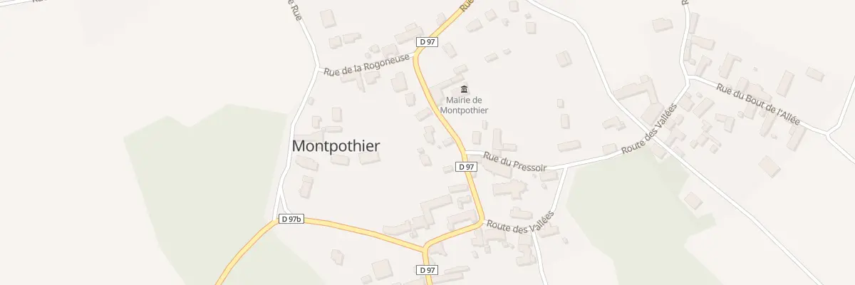 Plan du 7 Rue de la Mairie à Montpothier