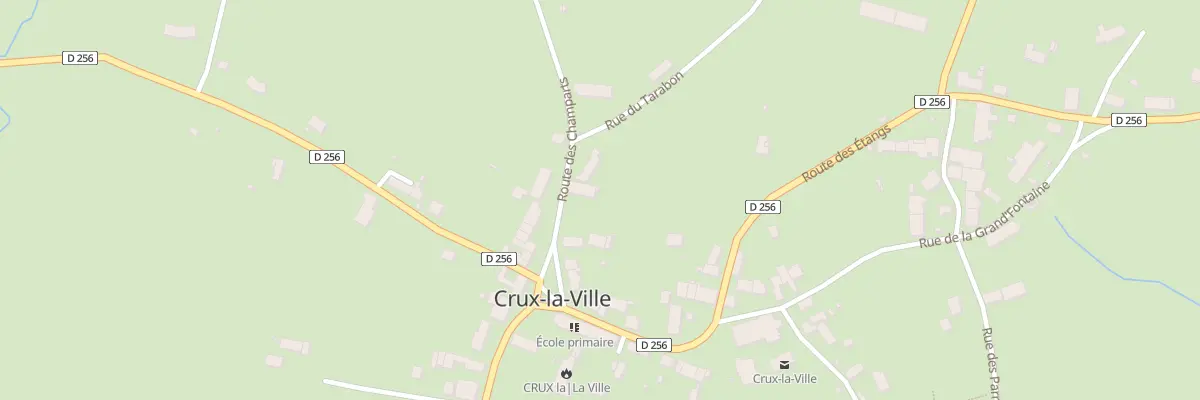 Plan du 2 Rte des Champarts à Crux-la-Ville