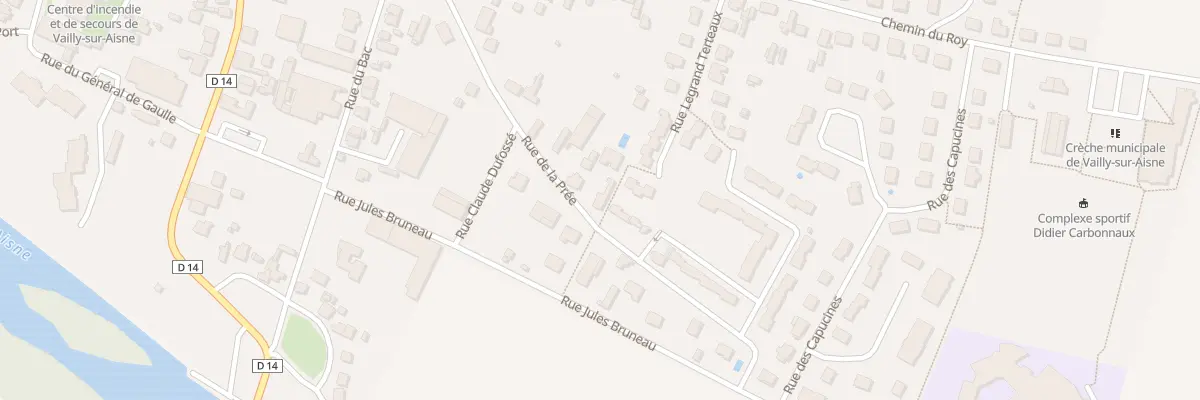 Plan du 27 Rue de la Prée à Vailly-sur-Aisne