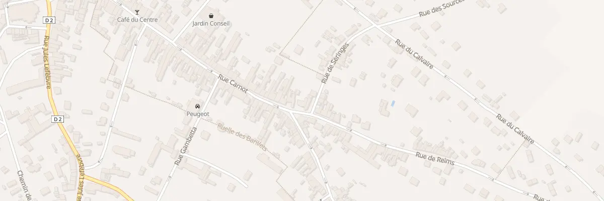Plan du 73 Rue Carnot à Fère-en-Tardenois