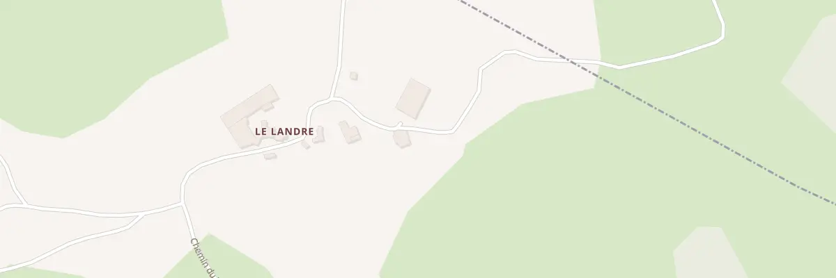 Plan du 5112 Le Landre à Blandas