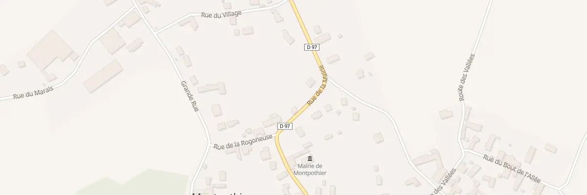 Plan du 163 Rue de la Mairie à Montpothier