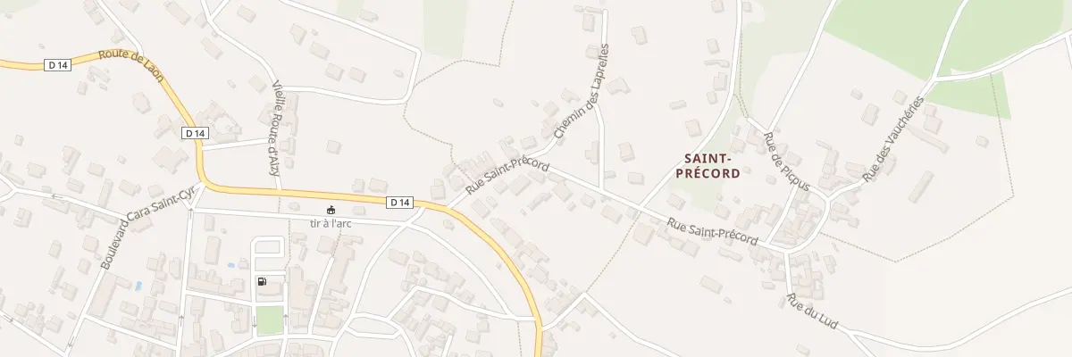 Plan du 4 Rue Saint Precord à Vailly-sur-Aisne