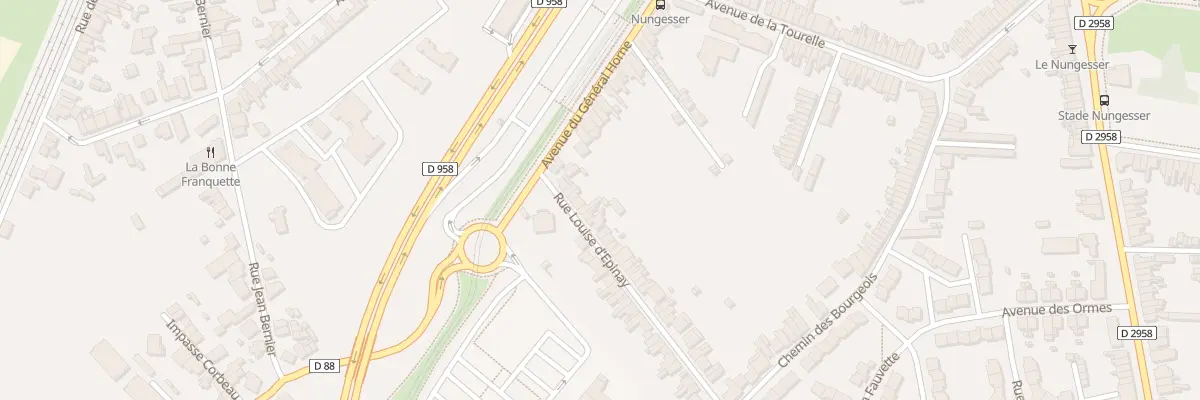 Plan du 9 Rue Louise d’Epinay à Valenciennes