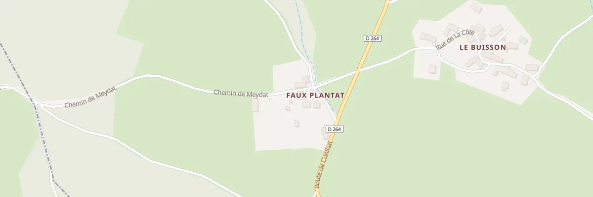 Plan du 5149 Faux Planta à Échandelys