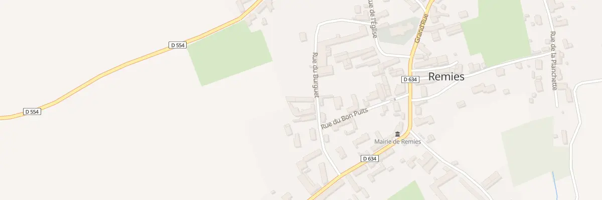 Plan du 16 Rue du Burguet à Remies