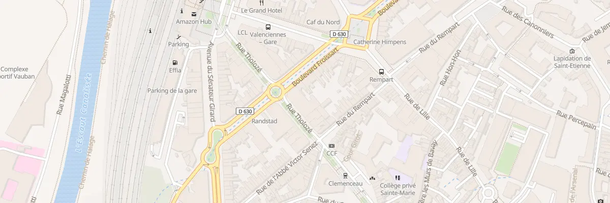 Plan du 14 Bd Froissart à Valenciennes
