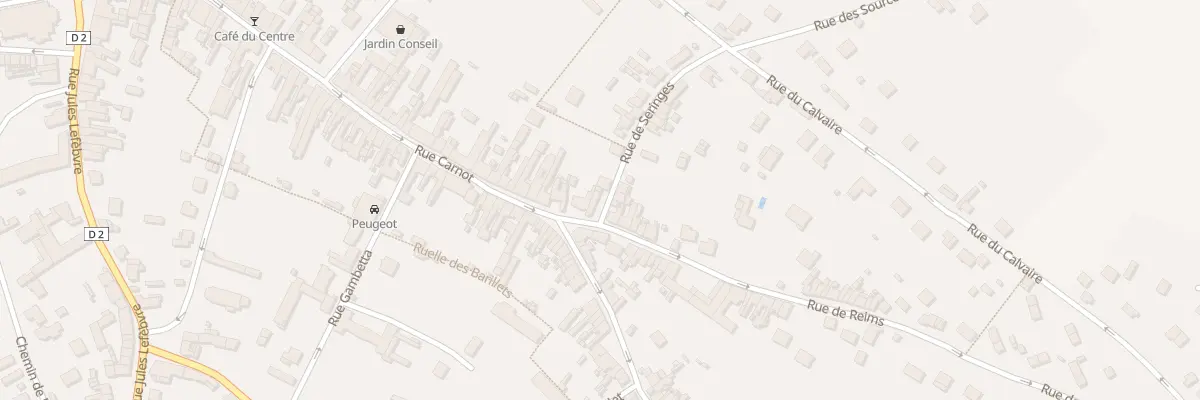 Plan du 75 Rue Carnot à Fère-en-Tardenois