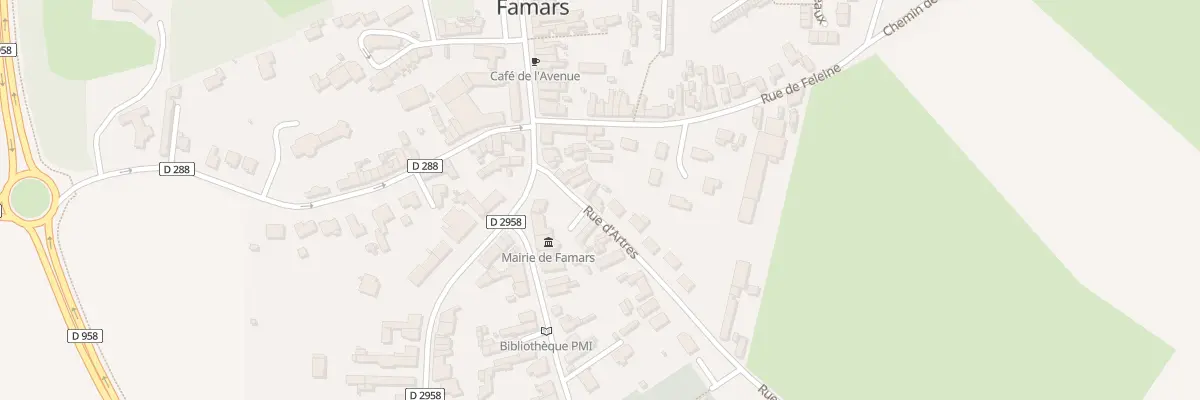 Plan du 9 Rue d’Artres à Famars
