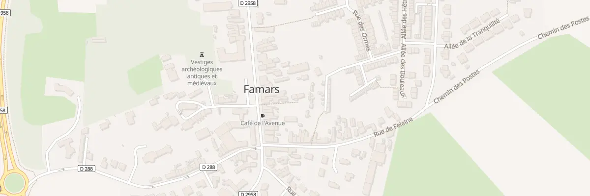 Plan du 99 Rue Roger Salengro à Famars