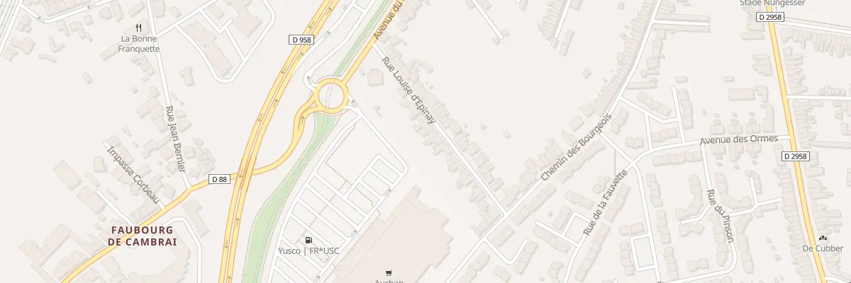 Plan du 20 Rue Louise d’Epinay à Valenciennes
