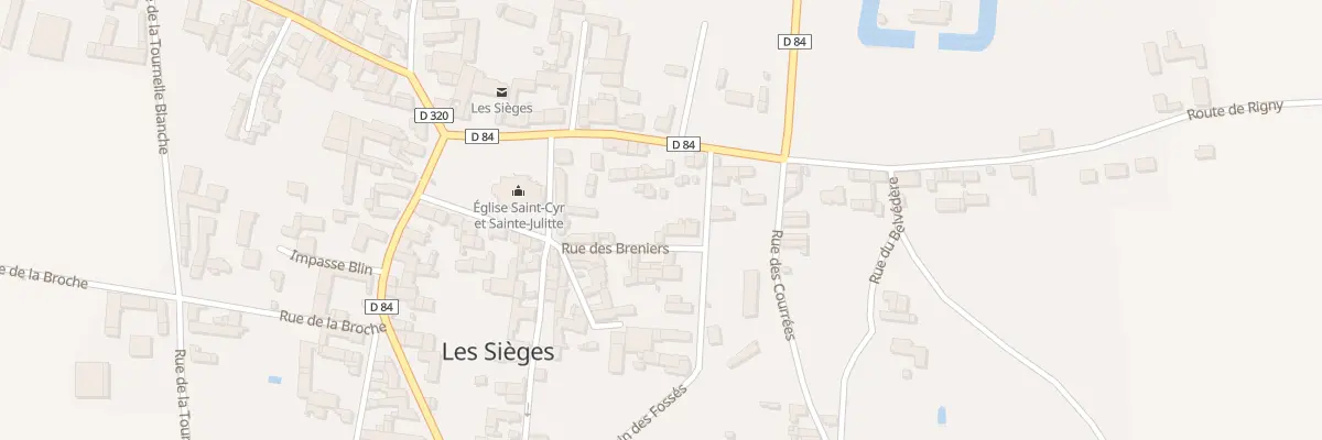 Plan du 7 Rue des Breniers aux Sièges