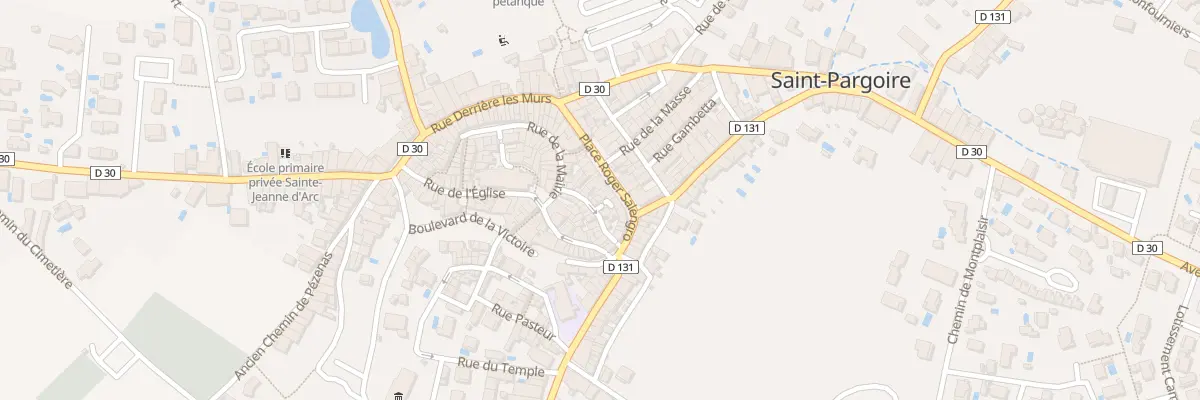 Plan du 12 Rue Porte Neuve à Saint-Pargoire