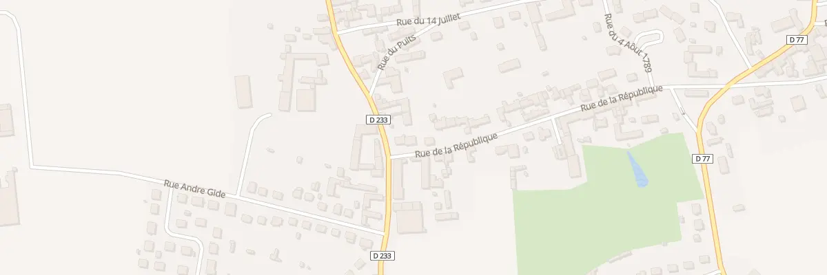 Plan du 3 Rue de la République à Migennes