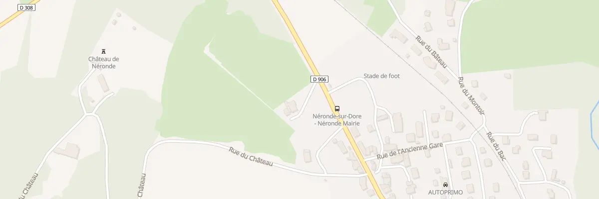Plan du 2 Rte de Courpière à Néronde-sur-Dore