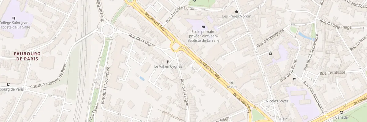 Plan du 35 Bd Saly à Valenciennes