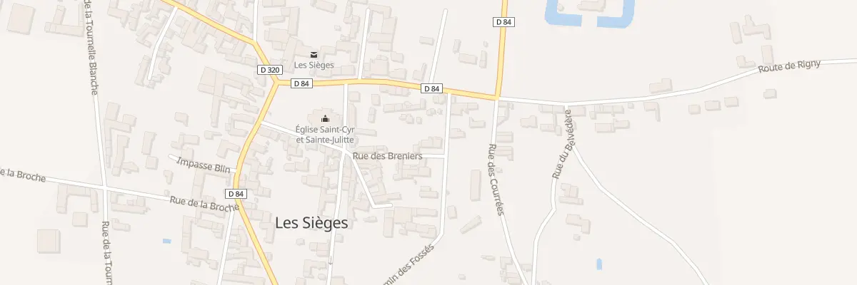 Plan du 9 Rue des Breniers aux Sièges
