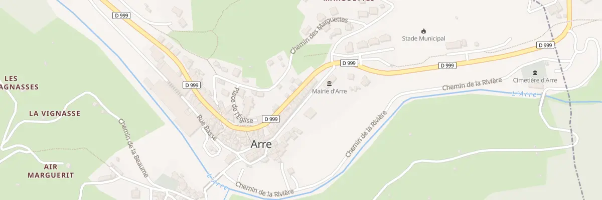 Plan du 5176 Le Village à Arre