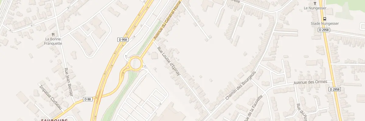 Plan du 17B Rue Louise d’Epinay à Valenciennes
