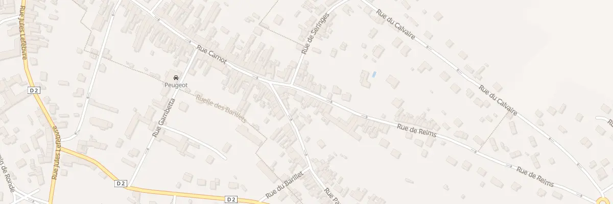 Plan du 8 Rue de Reims à Fère-en-Tardenois