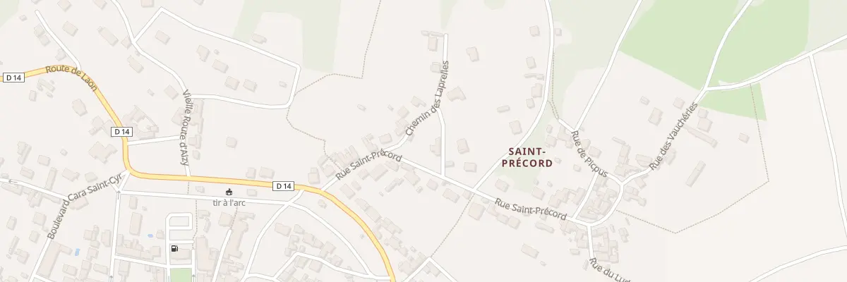 Plan du 15 Rue Saint Precord à Vailly-sur-Aisne