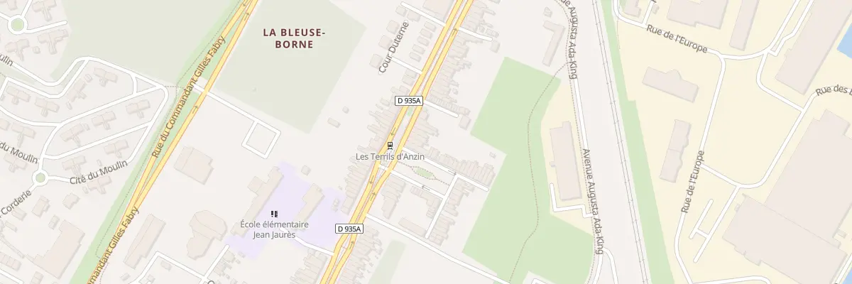Plan du 117 Rue Jean Jaures à Anzin