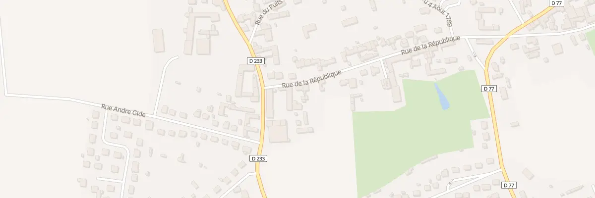 Plan du 4 Rue de la République à Migennes