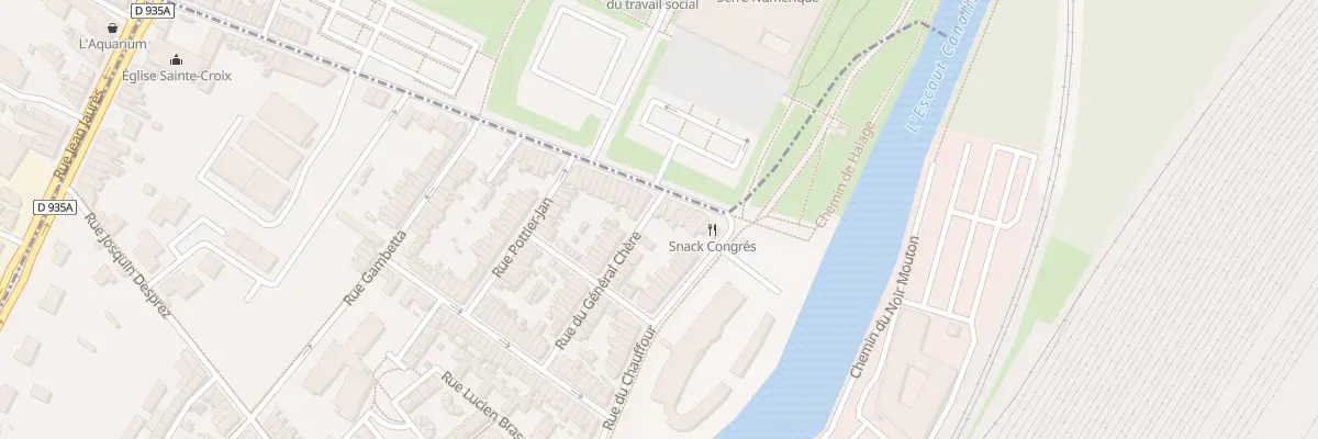 Plan du 13 Rue Péclet à Valenciennes