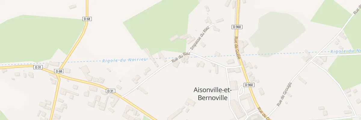 Plan du 4 Rue du Riez à Aisonville-et-Bernoville