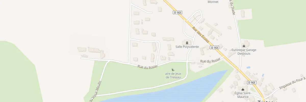 Plan du 4 Lot Le Rosier à Treteau