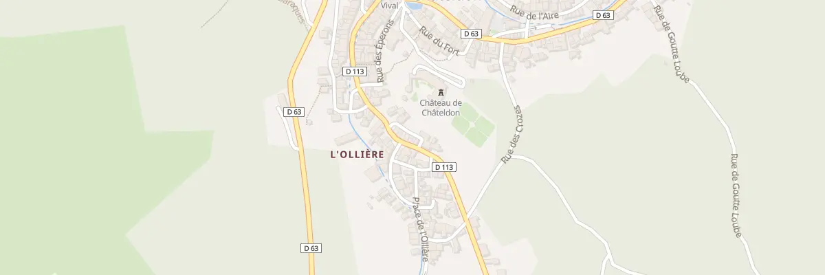 Plan du 4 Rue sous le Chateau à Châteldon